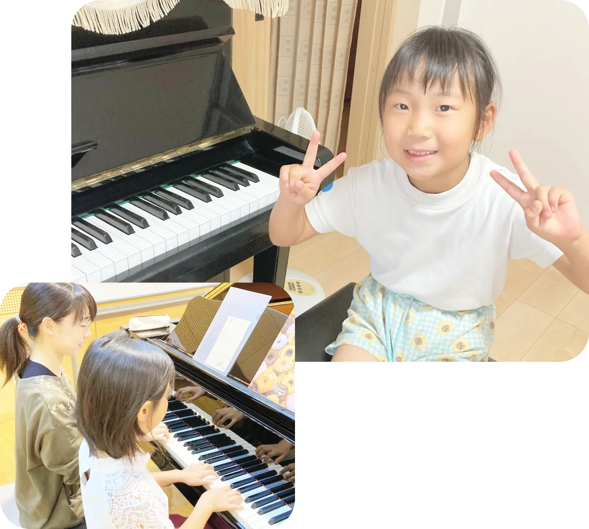 ピアノ教室の活動の様子