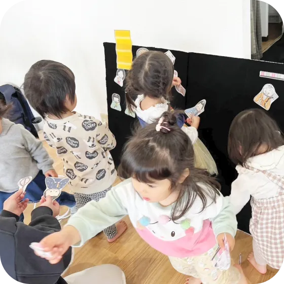 リトミック教室の活動の様子