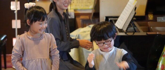 ピアノの発表会　３歳